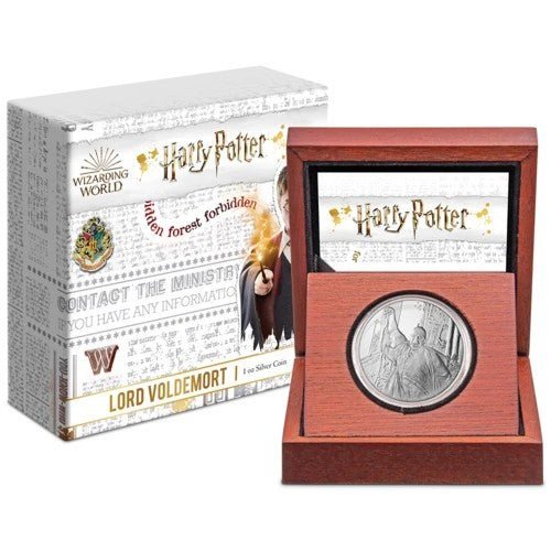 Harry Potter Classic Lord Voldemort 1 oz Pure Silver Coin - Sprott Money Collectibles